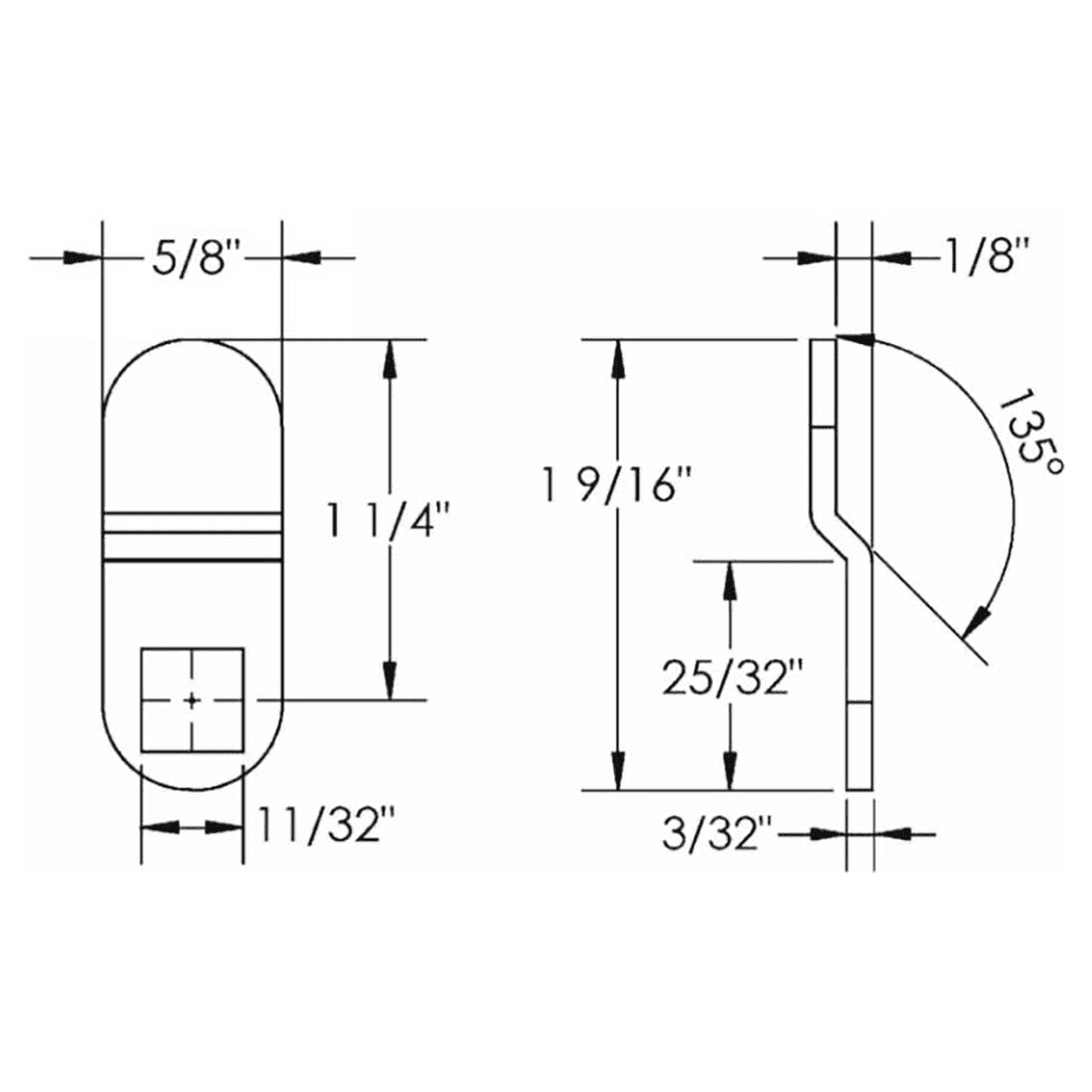 1-9/16" Pin Tumbler Offset Cam - Alt Image 1