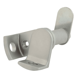 Padlockable Cam Lock, Satin Chrome - Main Image