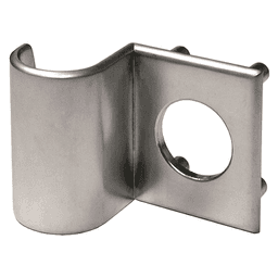 External Trim Pull for 1-1/8" Diameter Cabinet Lock, Bright Brass Main - Image