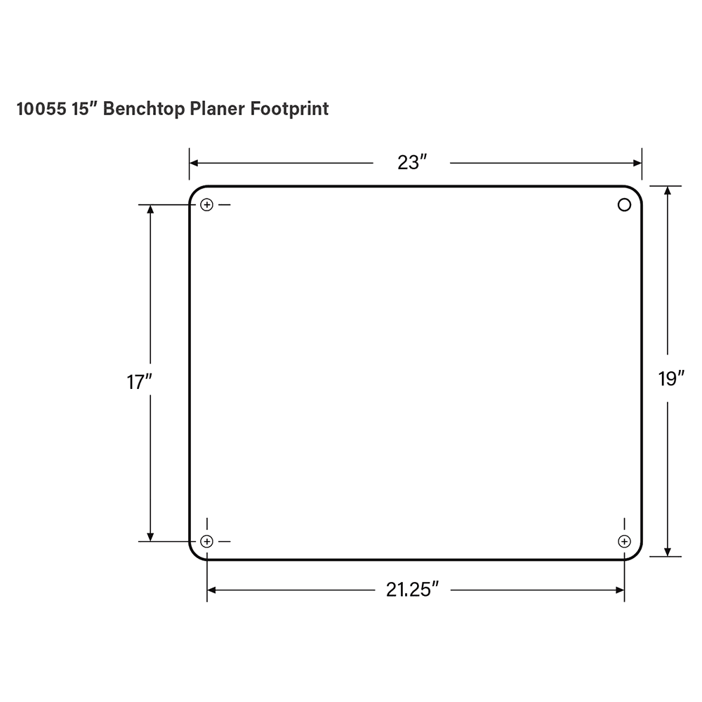 Oliver 15" Planer with Helical Cutterhead, 2.5HP/1 Phase Alt 3 - Image