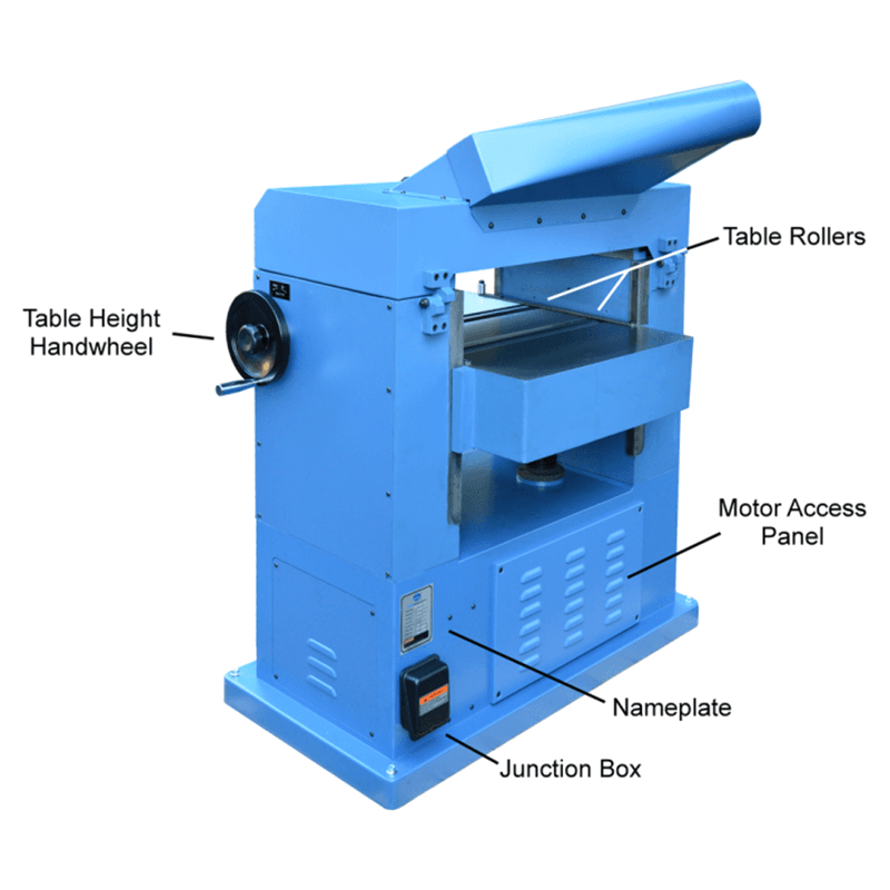 Oliver 22" Planer with Helical Cutterhead, 10HP/3 Phase Alt 3 - Image
