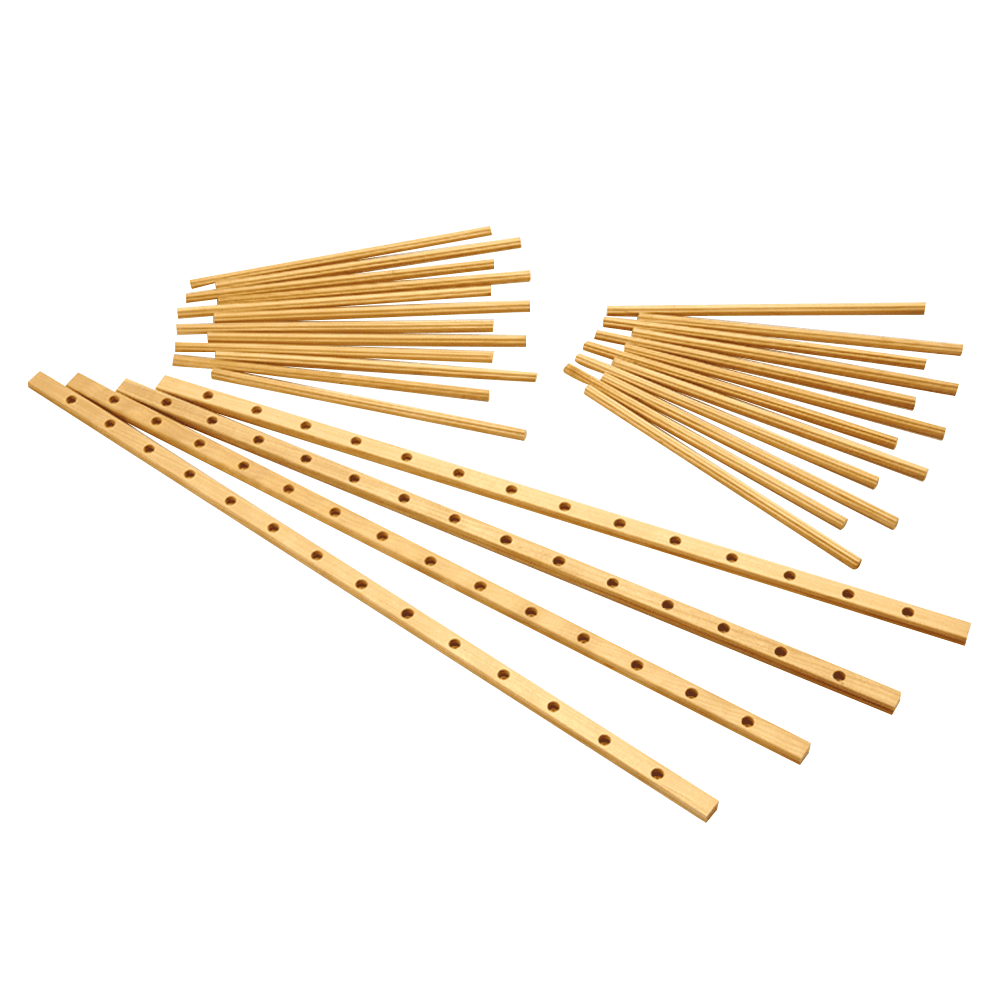 36" Plate Display Rack, Red Oak - Alt Image 1