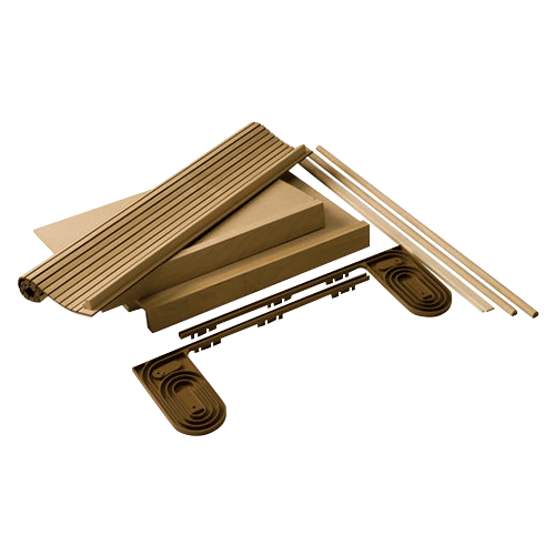 16-3/4" Wood Veneer Corner Appliance Garage, Red Oak - Main Image