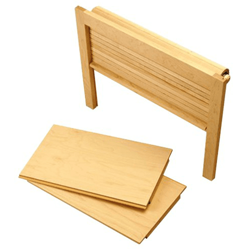 18" Wood Veneer Straight Appliance Garage, Alder - Alt Image 1