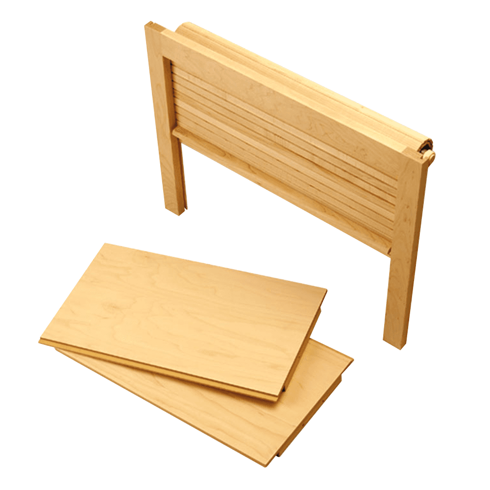 30" Solid Wood Straight Appliance Garage, Alder - Main Image