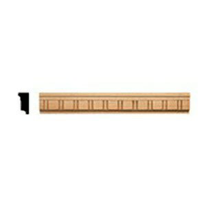 96&quot; x 1/2&quot; Embossed Moulding, Red Oak (10/box) - Main Image