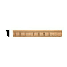 96&quot; x 1/2&quot; E024D Embossed Moulding, Maple (4/box) - Main Image