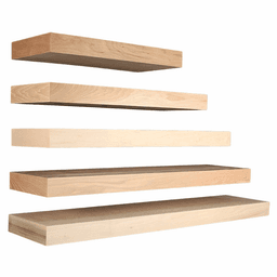 2-1/2" x 10" x 48" Floating Shelf, Rift White Oak Alt 1 - Image