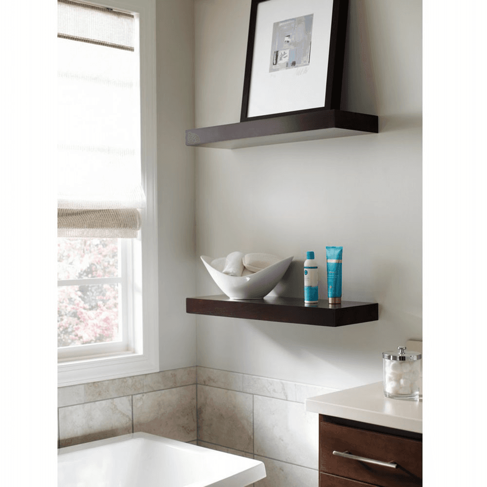 2-1/2" x 10" x 30" Floating Shelf, Rift White Oak Alt 5 - Image