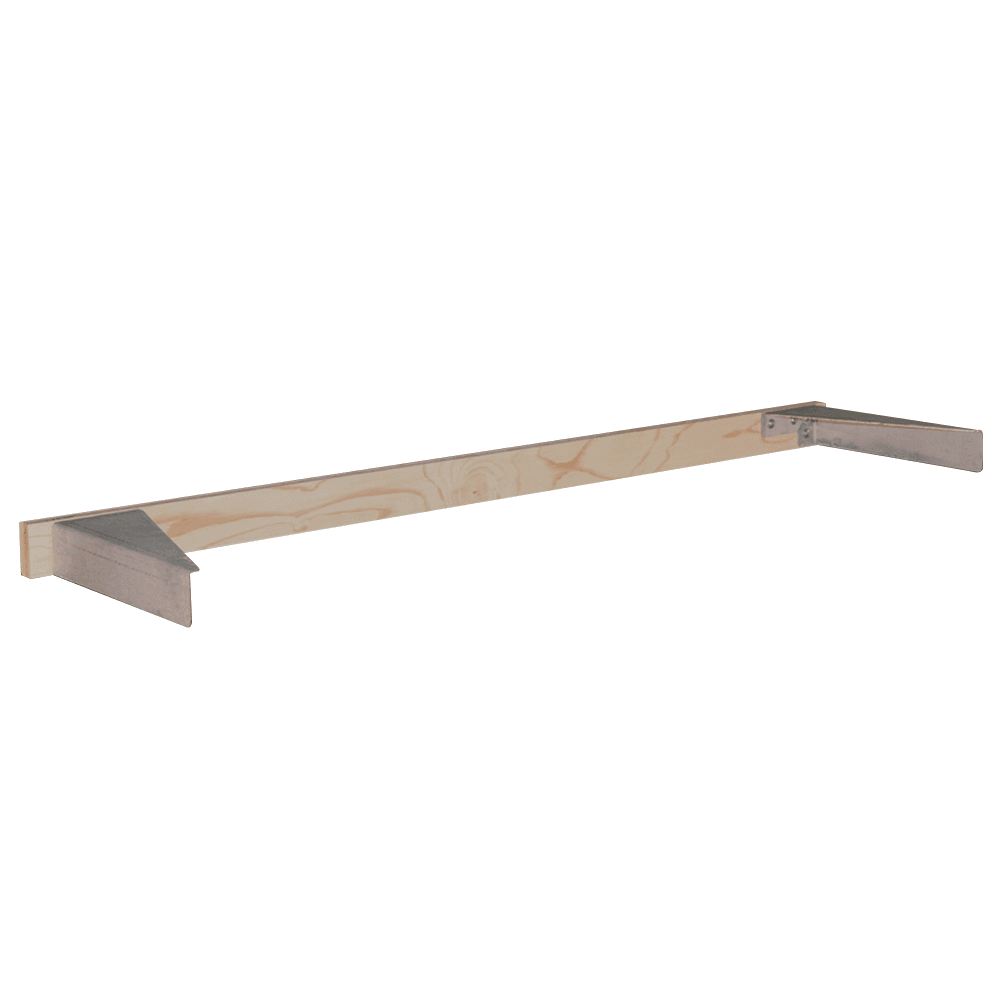 Modern Maple Finish Floating Shelf by Omega National