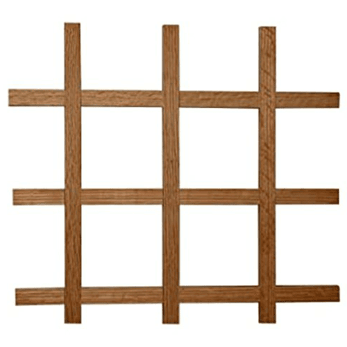 30" x 24" Wine Lattice Panel with Square Edge, Alder - Alt Image 1