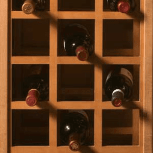 30" x 24" Wine Lattice Panel with Square Edge, Alder - Alt Image 2