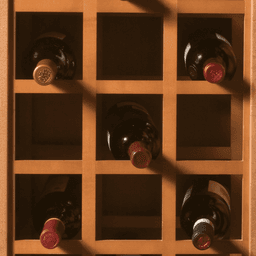17" x 36" Wine Lattice Panel with Square Edges, Hickory, Set of Two - Alt Image 1