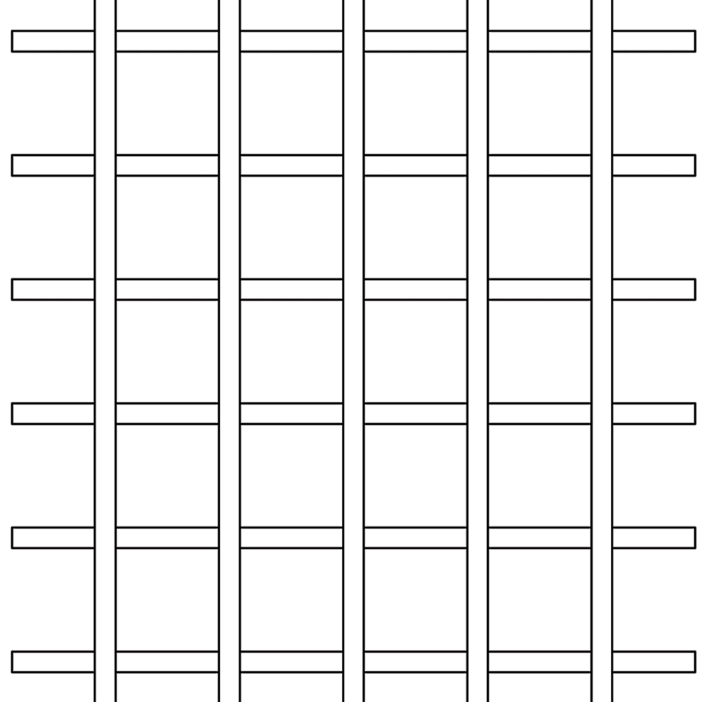 17" x 36" Wine Lattice Panel with Square Edges, Hickory, Set of Two - Alt Image 2