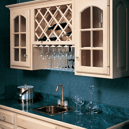 23" x 42" Wine Lattice Panel with Square Edges, Maple, Single Panel - Alt Image 2