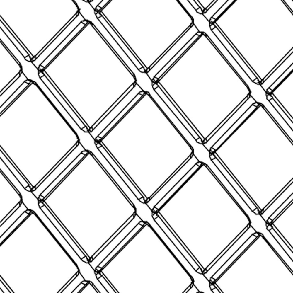17" x 36" Wine Lattice Panel with Square Edges, Maple, Single Panel - Alt Image 3