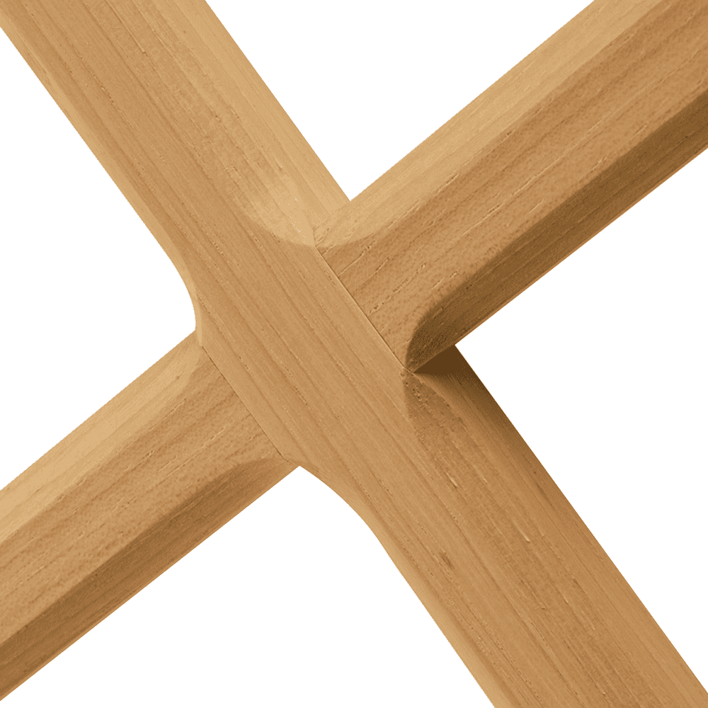 17" x 36" Wine Lattice Panel with Square Edges, Maple, Single Panel - Main Image
