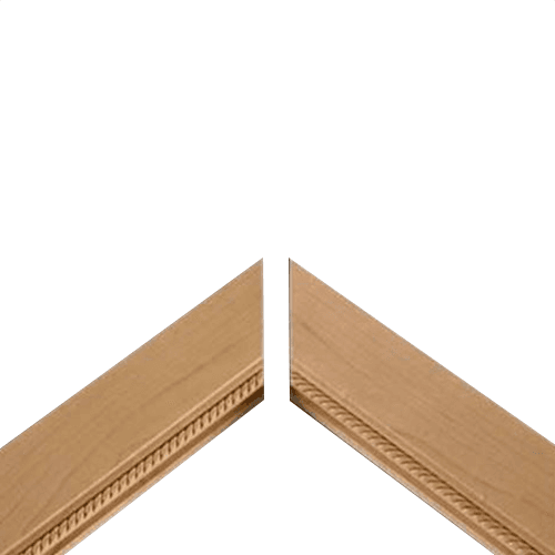 Decorative Door Trim - Omega National Bamboo Pattern Red Oak Stile Molding - 96" x 3/4"