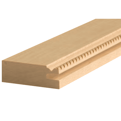 Cherry Door Stile Molding with Rope Pattern - Omega National