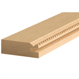 Cherry Door Stile Molding with Rope Pattern - Omega National
