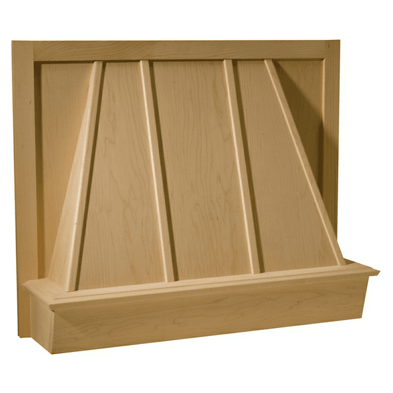 30&quot; Silver&#45;Metallic Range Hood with Broan Compatible Liner, Red Oak - Main Image