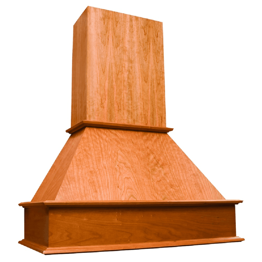 36" Silver-Metallic Straight Range Hood with Broan Liner, Maple - Main Image