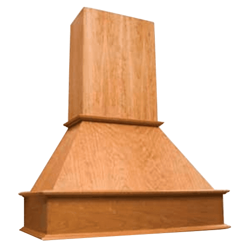 36" Silver-Metallic Straight Range Hood with Broan Liner, Maple Alt 1 - Image