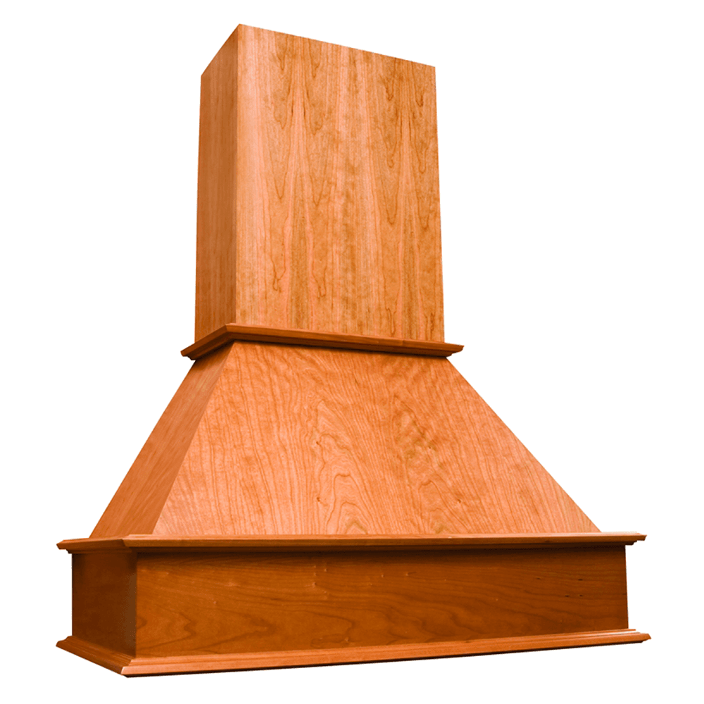 48" Silver-Metallic Straight Range Hood with Sirius Professional Style Ventilation, Cherry - Main Image