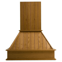 42" Silver-Metallic Straight Range Hood with Broan Compactible Liner, Maple - Main Image