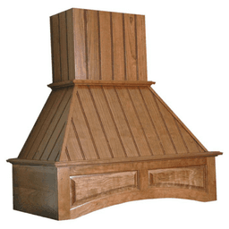30&quot; Silver&#45;Metallic Arched Range Hood with Broan Compactible Liner, Hickory - Main Image