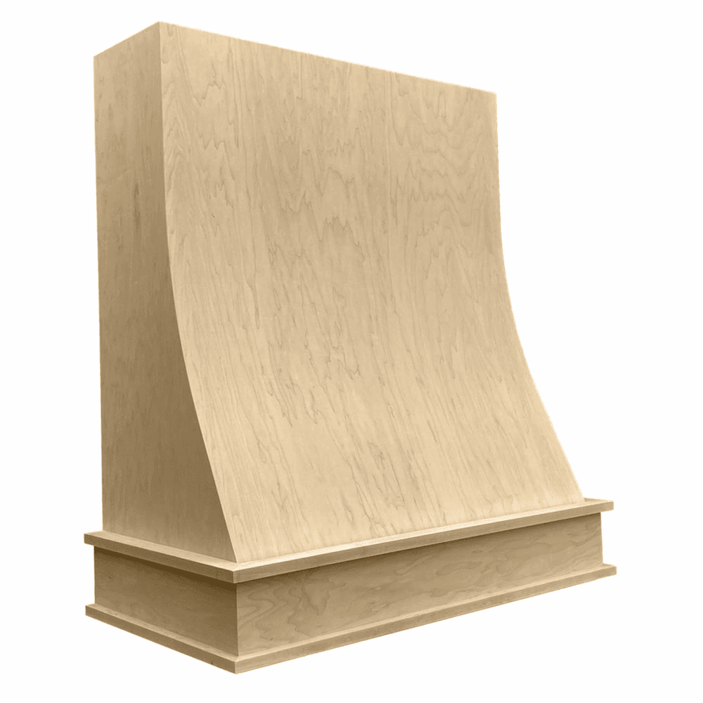 36" Waterfall Silver-Metallic Range Hood with Broan Liner, Paint Grade Alt 1 - Image