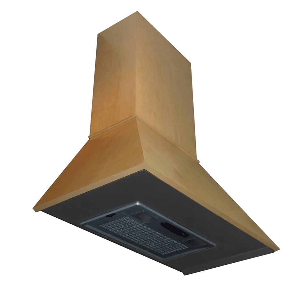 36" Silver-Metallic Straight Range Hood with Broan Compatible Liner, Alder - Alt Image 1