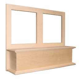 30" Silver-Metallic Arched Range Hood with Broan Compatible Liner, Red Oak - Main Image