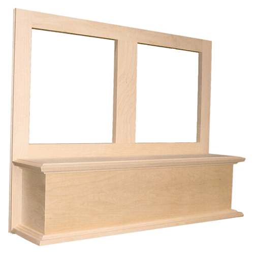 36" x 36" Accent Straight Range Hood with Liner, Rift White Oak Main - Image
