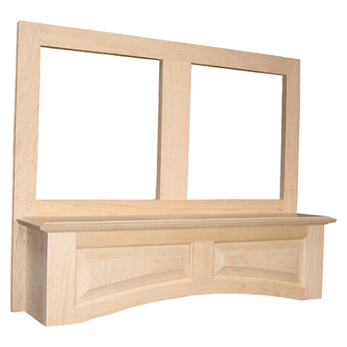 36" x 36" Accent Arched Range Hood with Liner, Rift White Oak Main - Image