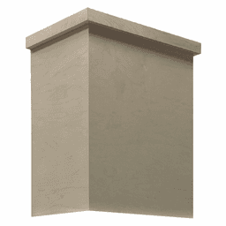 36" Modern Tapered Trimmable Hood Chimney, Maple Alt 1 - Image