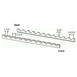 24" Five Bottle Rack, Cherry - Alt Image 3