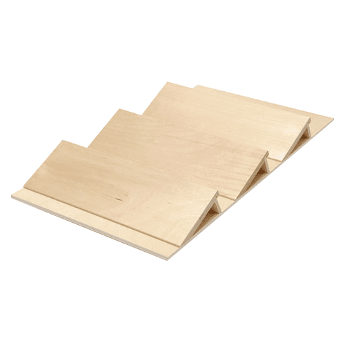 19" 3-Tier Spice Drawer Insert, Birch - Main Image