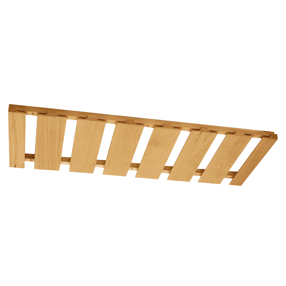 12" 7-Slot Stemware Rack, Maple - Main Image