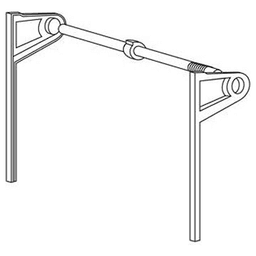 16&quot; Face Frame Spring Tension Track, Almond - Main Image