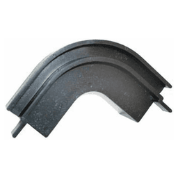 PVC Flush Mount Spiral Tambour Track, White - Main Image