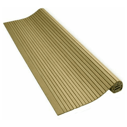 47&quot; Solid Wood Tambour Door with Leadrail, 3/4&quot; Flat Slat, Hickory - Main Image