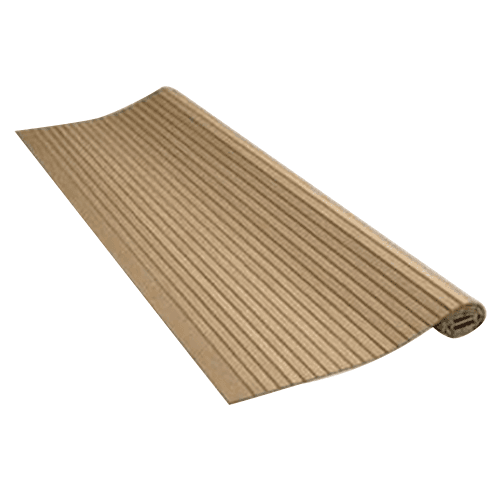 47" Solid Hardwood Tambour Door, 3/4" Flat Slat, Red Oak - Main Image