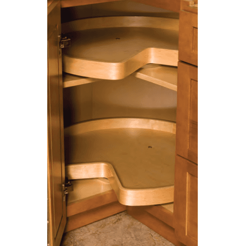 28" Kidney Detent Super Lazy Susan with Bearing (16/Box) - Alt Image 2