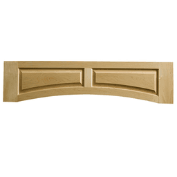 Omega National 10-1/2" x 48" Raised Panel Valance in Hickory Finish