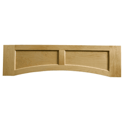 42" Flat Panel Valance in Red Oak, 3/4" Overall Thickness with 4.5" Stiles