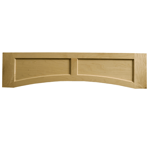 48-inch flat panel valance in Maple finish, 3/4" thickness, 4.5" stiles for trimming by Omega National