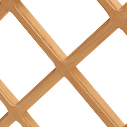 24" x 43" Premium Wine Lattice Panel with Routed Edges, Cherry, Set of Two - Main Image