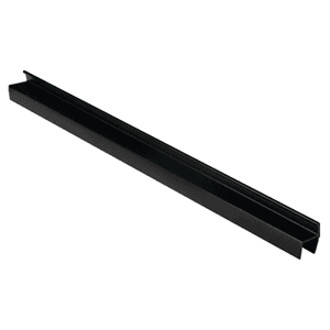 Patwin Plastics 96" Pendaflex Rail, Black - Durable and Flexible Rail for Organizing Documents