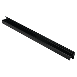 Patwin Plastics 96" Pendaflex Rail, Black - Durable and Flexible Rail for Organizing Documents